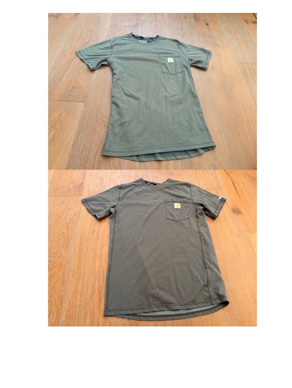 Carhartt Force Relaxed Fit Green Pocket T-Shirts S Lot of 2